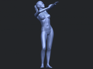 naked girl d05 Model Cetak 3D