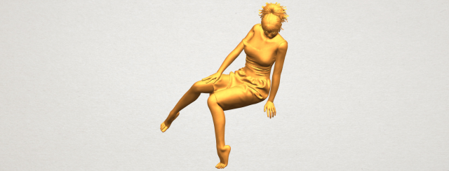 naked girl e08 Modelo de Impressão 3D .c4d .max .obj .3ds .fbx .stl .blend 