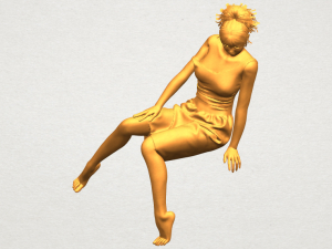 naked girl e08 3D Print Model