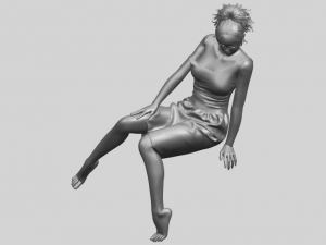 naked girl e08 Modelo de Impressão 3D