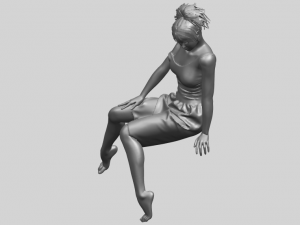 naked girl e08 Modelo de Impressão 3D