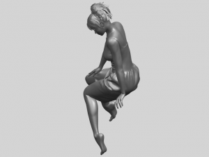 naked girl e08 Modelo de Impressão 3D