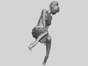 naked girl e08 Modelo de Impressão 3D