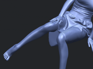 naked girl e08 Modelo de Impressão 3D