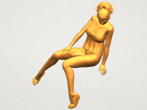 fille nue e09 Modèles 3D en vedette