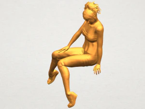 naked girl e09 3D Print Model