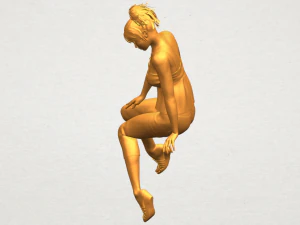 naked girl e09 3D Print Model