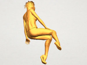 naked girl e09 3D Print Model