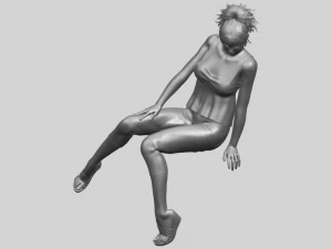 naked girl e09 3D Print Model