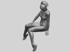 naked girl e09 3D Print Model