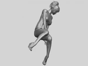 naked girl e09 3D Print Model
