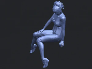 naked girl e09 3D Print Model