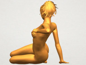 naked girl f01 3D Print Model