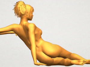 naked girl f01 3D Print Model