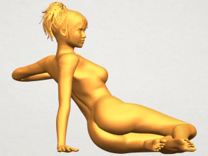 naked girl f01 3D Print Model