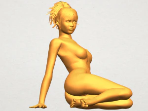 naked girl f01 3D Print Model