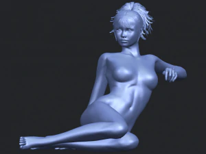naked girl f01 3D Print Model