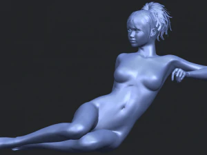 naked girl f01 3D Print Model