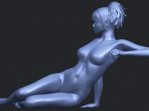 naked girl f01 3D Print Model