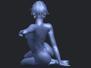 naked girl f01 3D प्रिंट मॉडल