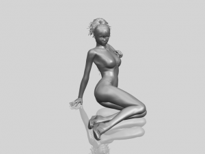 naked girl f02 Modello di stampa 3D