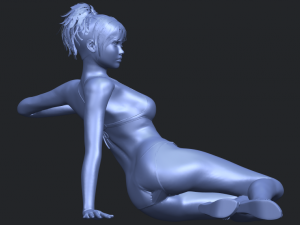 naked girl f02 Modello di stampa 3D