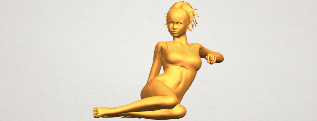 naked girl f03 Model Cetak 3D .c4d .max .obj .3ds .fbx .stl .blend 