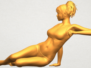 naked girl f03 Model Cetak 3D