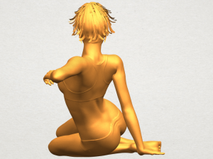 naked girl f03 Model Cetak 3D