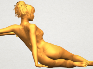 naked girl f03 Model Cetak 3D