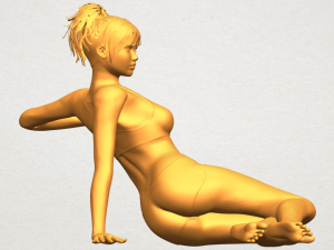 naked girl f03 Model Cetak 3D