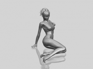 naked girl f03 Model Cetak 3D