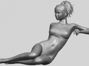 naked girl f03 Model Cetak 3D