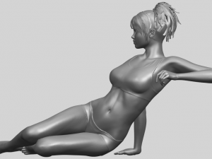 naked girl f03 Model Cetak 3D