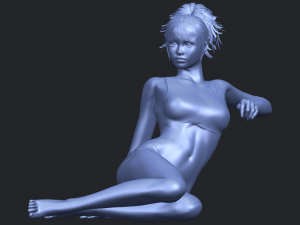 naked girl f03 Model Cetak 3D