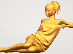 naked girl f04 3D Print Model