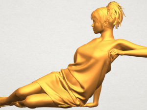 naked girl f04 3D-Druckmodell