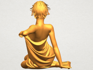 naked girl f04 3D-Druckmodell