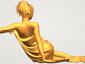 naked girl f04 3D-Druckmodell
