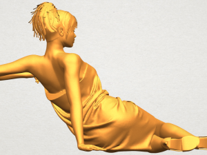 naked girl f04 3D-Druckmodell
