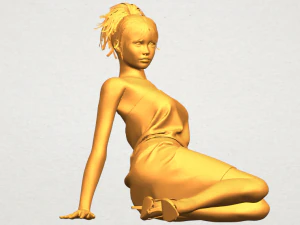 naked girl f04 3D Print Model