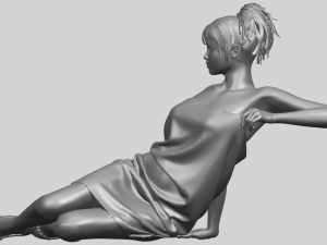 naked girl f04 3D-Druckmodell