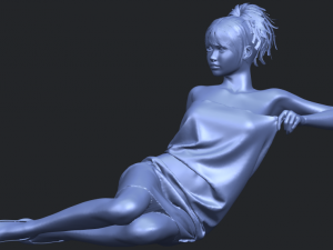 naked girl f04 3D-Druckmodell