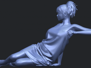 naked girl f04 3D-Druckmodell