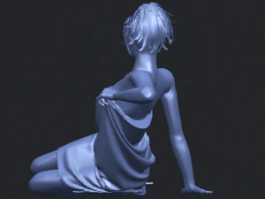 naked girl f04 3D Print Model