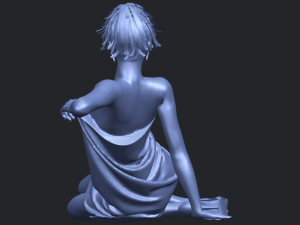 naked girl f04 3D-Druckmodell