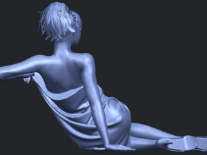 naked girl f04 3D-Druckmodell