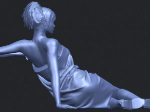naked girl f04 3D Print Model