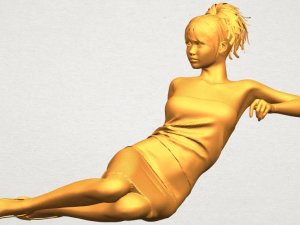 naked girl f05 Modèles 3D en vedette