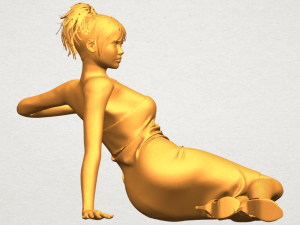 naked girl f05 Modèles 3D en vedette